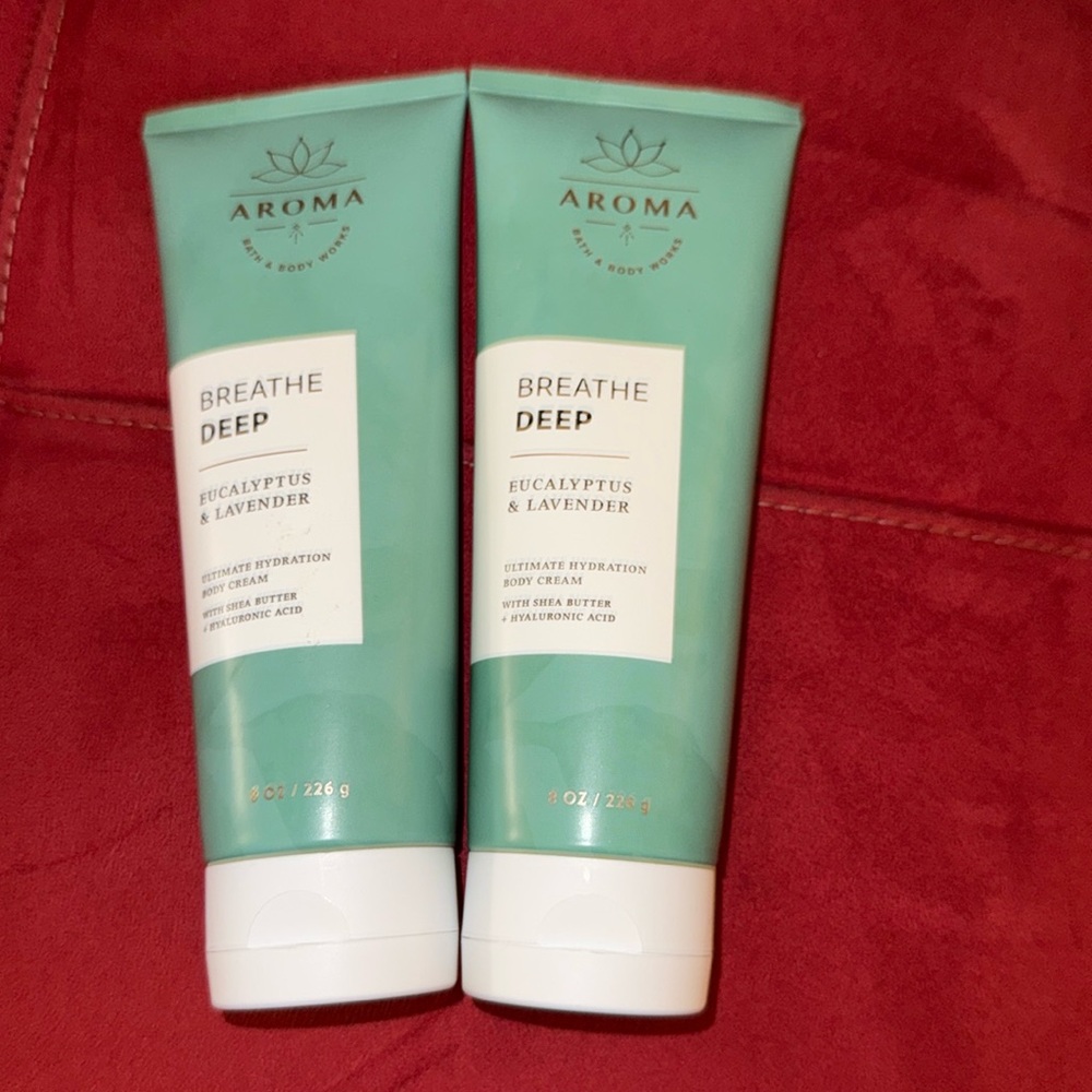BBW 2pc Body Cream Aromatherapy Eucalyptus & Lavender